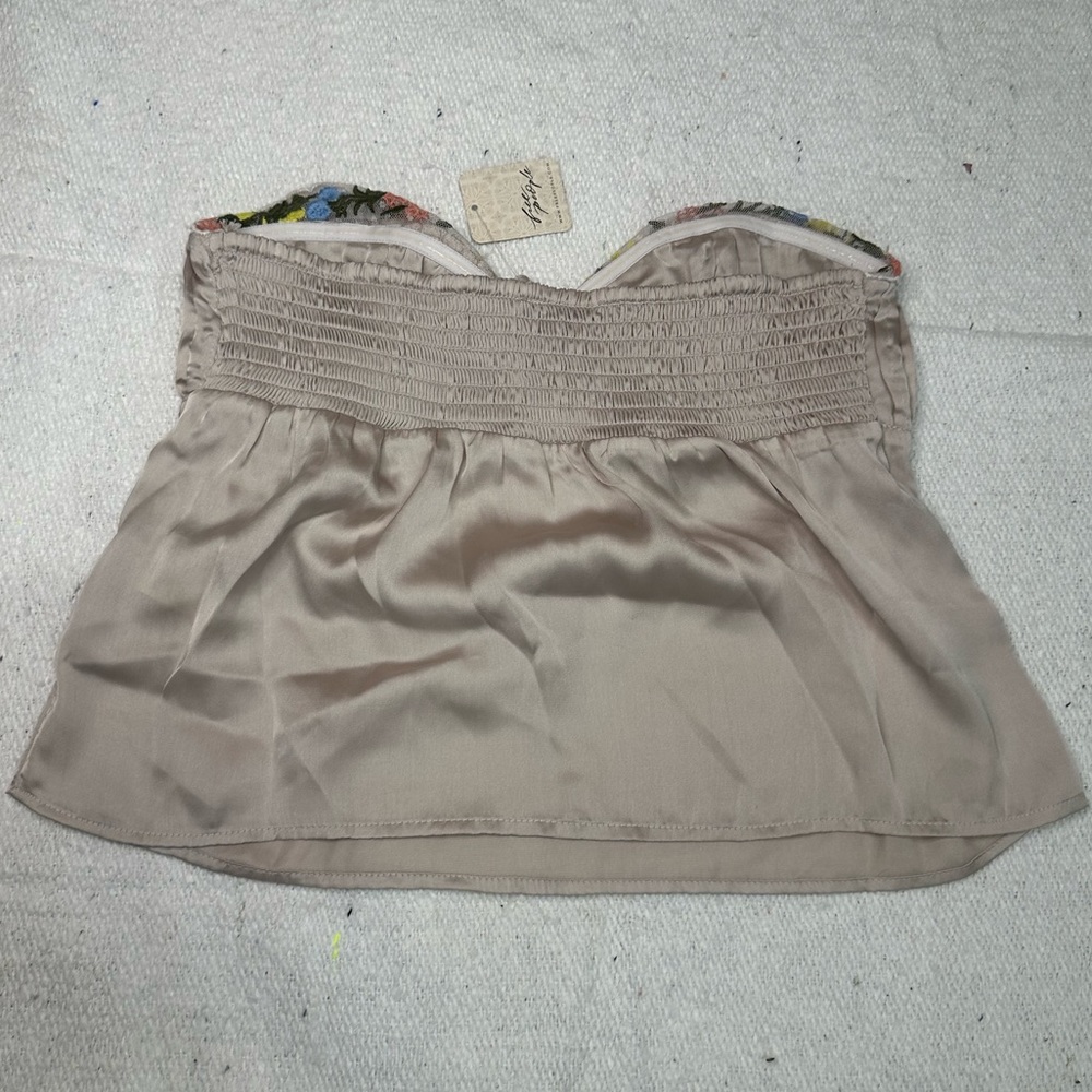 NWT Free People Ember Glow Strapless Embroidered Bustier Top - Picture 8 of 8